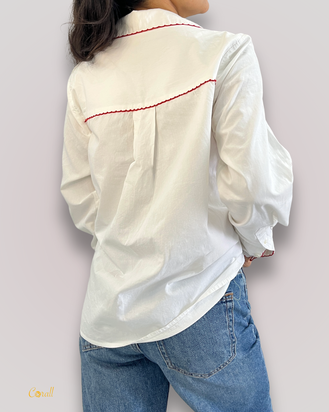 SCARLET WHITE SHIRT