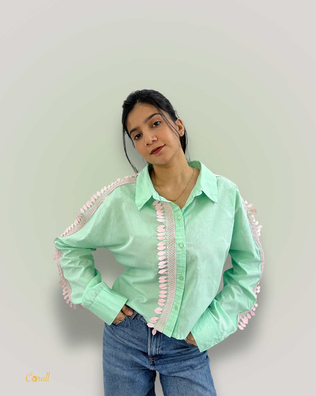 MINT WHISPER SHIRT