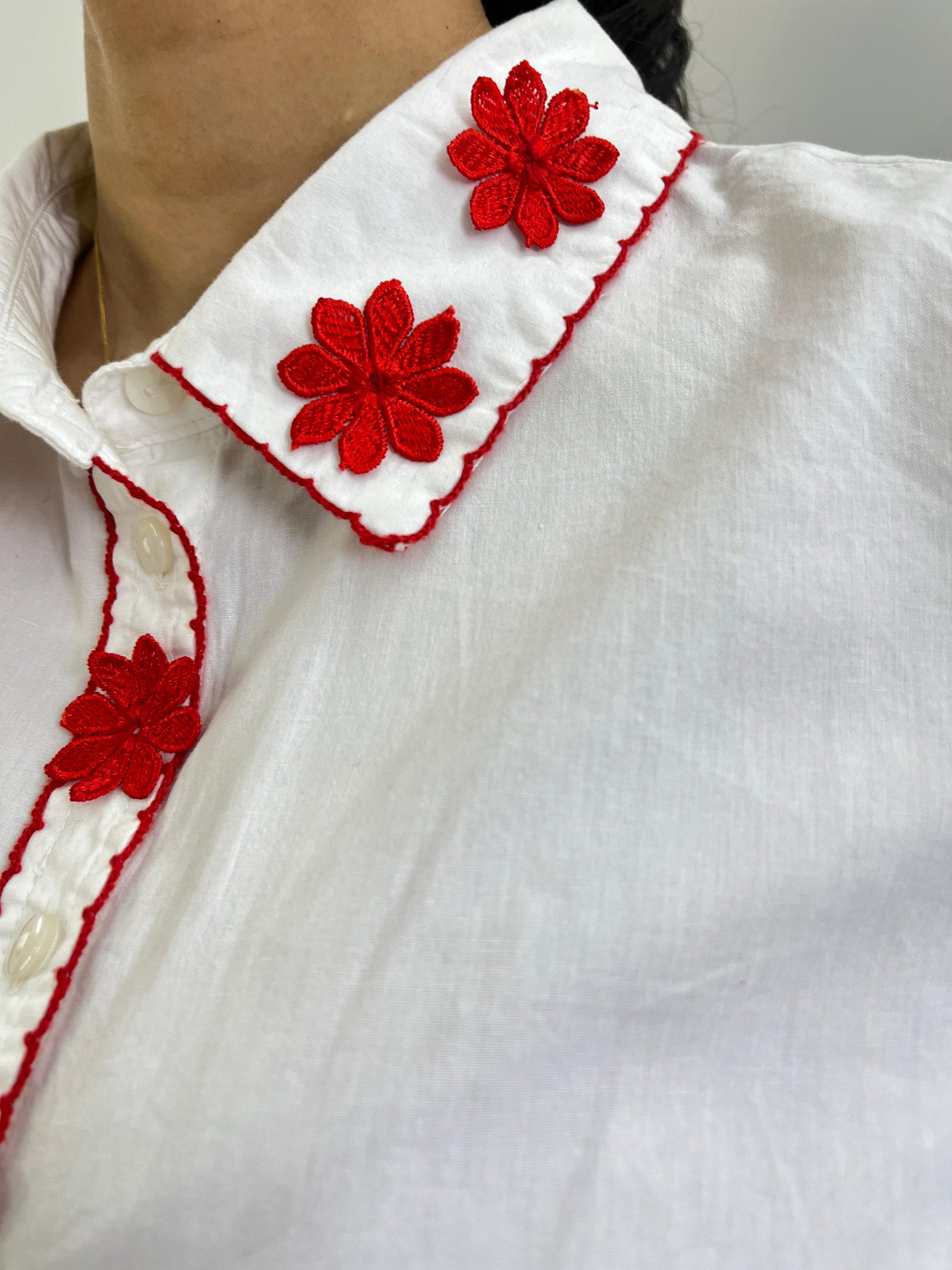 SCARLET WHITE SHIRT